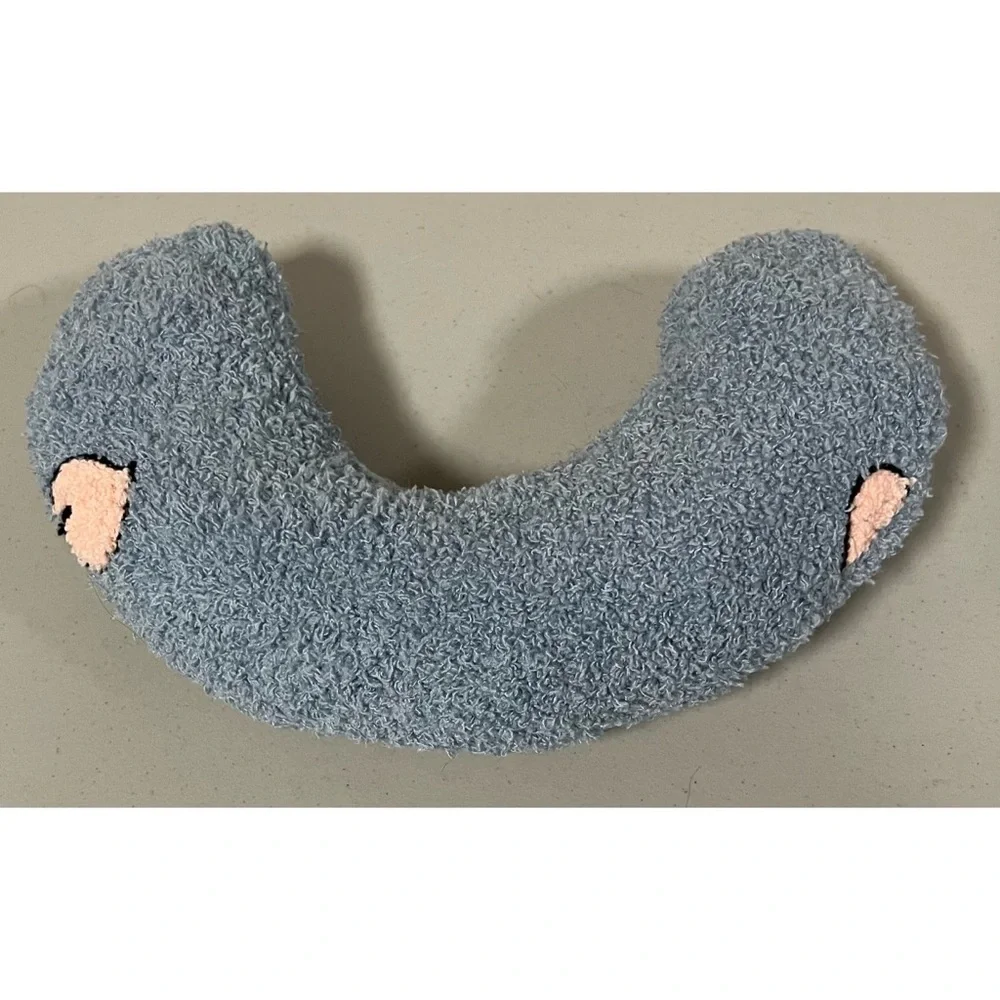 Gray Grey Fuzzy Peach Fruit Pet Pillow for Cats Dogs Pets 🍑✨ #peach #pillow